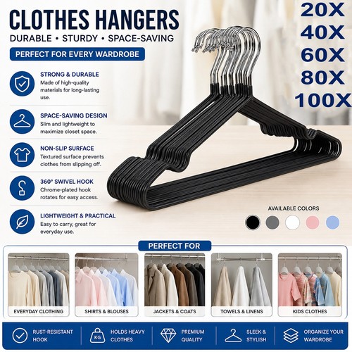 Metal coat hangers clothes - coat,